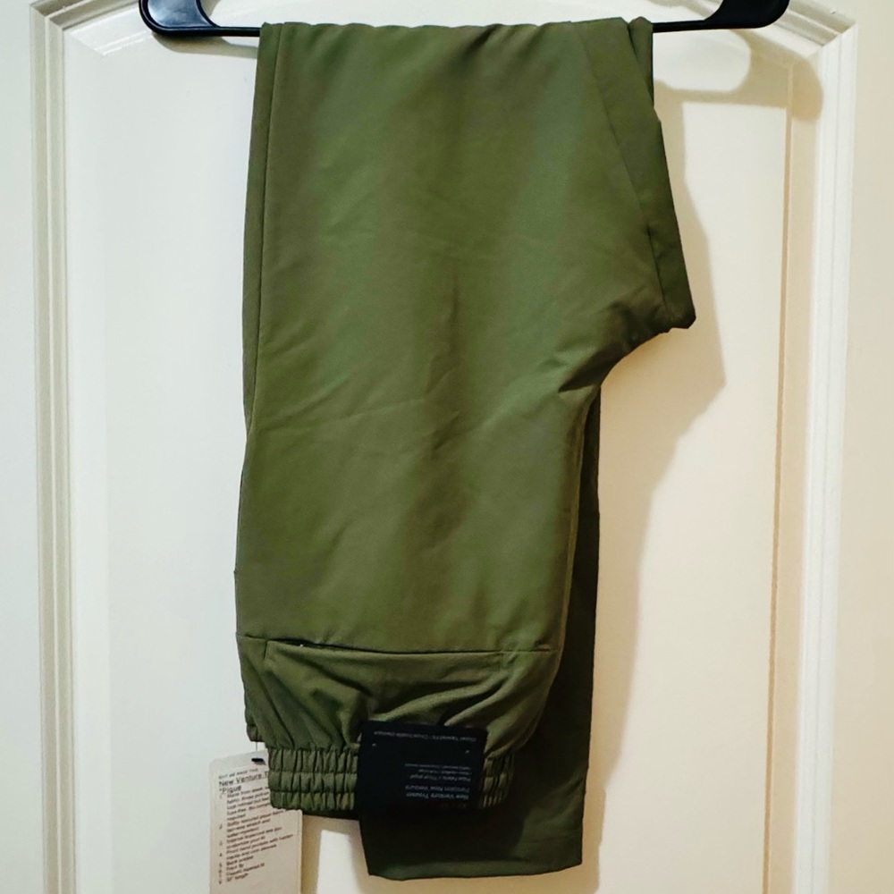 Lululemon New Venture Trouser - Olive Green Jogger Pants